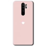 Xiaomi Redmi Note 8 Pro Sade Kalp Baskılı Uyumlu Silikon Kılıf