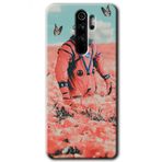 Xiaomi Redmi Note 8 Pro Uzay Bahçesi Baskılı Uyumlu Silikon Kılıf