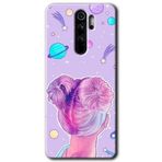 Xiaomi Redmi Note 8 Pro Uzaylı Kız Baskılı Uyumlu Silikon Kılıf