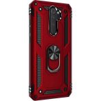 Xiaomi Redmi Note 8 Pro Yüzüklü Tank Kılıf Bordo