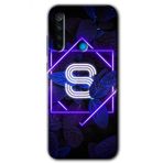 Xiaomi Redmi Note 8T Dark Neon Yaprak S Harfi Baskılı Uyumlu Silikon Kılıf