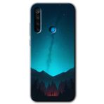 Xiaomi Redmi Note 8T Night Fores Mount Baskılı Uyumlu Silikon Kılıf