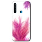 Xiaomi Redmi Note 8T Pembe Tüy Baskılı Uyumlu Silikon Kılıf