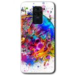 Xiaomi Redmi Note 9 4K Clock Baskılı Uyumlu Silikon Kılıf
