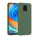 Xiaomi Redmi Note 9 Pro İçi Kadife Silikon Kılıf Yeşil