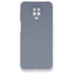 Xiaomi Redmi Note 9 Pro Kılıf Nano Içi Kadife Silikon - Gri SE1680