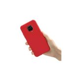 Xiaomi Redmi Note 9 Pro Kırmızı Uyumlu Silikon Kılıf