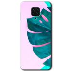 Xiaomi Redmi Note 9S 3D Yaprak Baskılı Uyumlu Silikon Kılıf
