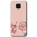 Xiaomi Redmi Note 9S Meyveli Süt Baskılı Uyumlu Silikon Kılıf