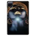 Xiaomi Redmi Pad 10.6" ile Uyumlu Desenli Silikon Tablet Kılıfı, İkon Kadın, UV Baskılı avonm-v-cvr459028