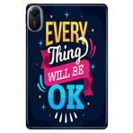 Xiaomi Redmi Pad 2 11" ile Uyumlu Desenli Silikon Tablet Kılıfı, Everything, Çok Renkli avonm-v-cvr458804
