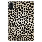 Xiaomi Redmi Pad 2 11" ile Uyumlu Desenli Silikon Tablet Kılıfı, Leopard Desen, Arka Kapak avonm-v-cvr458862