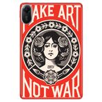 Xiaomi Redmi Pad 2 11" ile Uyumlu Desenli Silikon Tablet Kılıfı, Make Art, Çok Renkli avonm-v-cvr458867