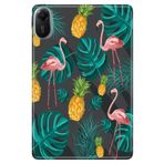 Xiaomi Redmi Pad 2 11" ile Uyumlu Desenli Silikon Tablet Kılıfı, UV Baskılı, Pink Flamingo avonm-v-cvr458901