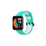 Xiaomi Redmi Watch 2 Spor Delikli Kordon (saat Değildir) - Turkuaz-beyaz