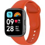 Xiaomi Redmi Watch 3 Active Uyumlu Kordon Akıllı Saat Bileklik Kordonu Yumuşak Silikon Kayış - RM 3 Active - Turuncu