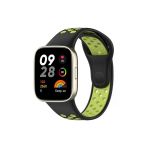 Xiaomi Redmi Watch 3 Spor Delikli Kordon (Saat Değildir) - Siyah-Yeşil
