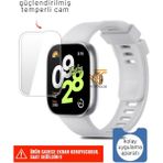 Xiaomi Redmi Watch 4 / Redmi Watch 5 Uyumlu Güçlendirilmiş Temperli Cam Ekran Koruyucu - Şeffaf