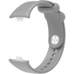 Xiaomi Redmi Watch 4/watch 5/mi Band 8 Pro/mi Band 9 Pro Klasik Silikon Kordon Standart Spor Kayış - Gri