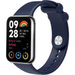 Xiaomi Redmi Watch 4/watch 5/mi Band 8 Pro/mi Band 9 Pro Klasik Silikon Kordon Standart Spor Kayış - Lacivert