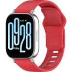 Xiaomi Redmi Watch 5 Active Saat Kordonu Kayış Silikon Bileklik - Kırmızı