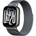 Xiaomi Redmi Watch 5 Active / Watch 5 Lite Uyumlu 22MM Örgü Metal Hasır Manyetik Akıllı Saat Kordonu - Redmi Watch 5 Active / Lite - Uzay Gri