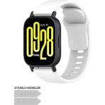 Xiaomi Redmi Watch5 Active/lite Kordon Akıllı Saat Bileklik Kordonu Yumuşak Silikon Kayış - Beyaz - Redmi Watch 5 Active