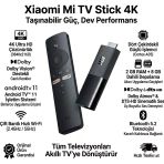 Xiaomi Tak Çalıştır Özelliği ile Mi Tv Stick 4K Android Medya Player