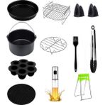 Xiaomi Tefal Philips Karaca 3,5- 4 Litre Uyumlu 7 Inc (18 Cm) 12 Li Airfryer Fritöz Seti
