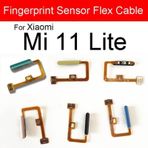 Xiaomi Uyumlu Mi 11 Lite Home Parmak Izi Okuyucu Tuş Filmi renk-gri-silver