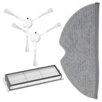 Xiaomi Uyumlu Mijia1c Robot Süpürge Hepa Filtre Mop Bezi Yan Fırça 2ad