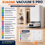 Xiaomi Vacuum 5 Pro Akıllı Robot Süpürge + Xiaomi Mi S400 Akıllı Bluetooth Baskül Hediye - Beyaz