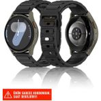 Xiaomi Watch S1 / S1 Pro / S1 Active / Mibro X1 Uyumlu Silikon Kordon - Siyah