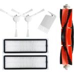 Xiaomi X10 Robot Süpürge(Model Kod: B102GL / BHR6068EU )Uyumlu Fırça,hepa Filtre Yedek Parça Seti - 6 Parça