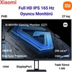 Xiaomi Xıaomı Mi G27İ IPS LCD 27 Inç Full-Hd 1 Ms 165 Hz Gaming Monitör Siyah + Oyuncu Mouse Hediye - Oyuncu mouse HEDİYE
