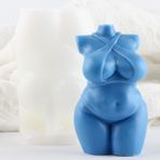 XIAOSHUI 3D kadın vücut mum kalıpları vücut mum kalıpları insan vücudu silikon kalıp mum yapımı reçine aromaterapi alçı balmumu kil zanaat