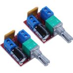 Xiaxiaoer 2x Mini Dc Motor Pwm Hız Kontrol Cihazı 3V 6V 12V 24V 35VDC 90W 5A Dc Motor Hız Kontrol Anahtarı LED Dimmer (Yurt Dışından) - Siyah