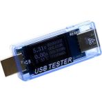 Xiaxiaoer Dc Güç Ölçer 4V-30V Test Cihazı Dijital Voltmetre Volt Metre Güç Bankası Wattmetre Gerilim Test Cihazı USB Akım ve Gerilim Test Cihazı Mavi (Yurt Dışından)