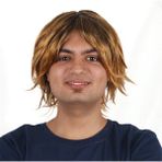 Xiaxiaoer Sarı Orta Kesim Kısa Saç Düz Erkek Peruğu QY-9257 (Yurt Dışından)