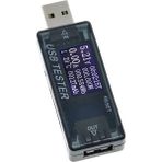 Xiaxiaoer USB Test Cihazı Dijital Voltmetre Volt Metre Güç Bankası Wattmetre Gerilim Test Cihazı USB Akım ve Gerilim Test Cihazı Siyah (Yurt Dışından) - Renkli