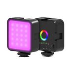 XIBANY RGB Mini Fotoğrafçılık Lambası Kısılabilir LED Işık 1200mAh Pil ile Taşınabilir Vlog Işığı USB Şarj Bağlantı Noktası 3 Soğuk Ayakkabı 70 LED Boncuk 3000K-9000K Renk Sıcaklığı