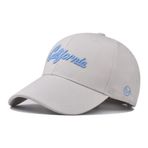 XibeiTrade Fashion California Pamuklu Beyzbol Şapkası Erkek Kadın Açık Hava Sporları Günlük Güneş Şapkası, bej, One Size-M