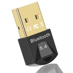 XIEANDKONG Bluetooth Adaptör 5.4, Bluetooth Stick PC için (EDR & BLE) USB Bluetooth Dongle Plug & Play PC Laptop Masaüstü Bilgisayar için Windows 11/10/8.1/7 (Black-5.42) destekler