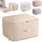 XIEXIESHER Ultra Space Saving Self Compression Organizer, büyük, kendinden sıkıştırmalı hareketli düzenleyici çanta, sıkıştırma torbası, seyahat, yatak örtüsü, kıyafet, battaniye, yatak örtüsü için