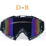Xifu Shop C B1 En Sıcak Motokros Kaskı Leri Gafas Moto Cross Dirtbike Motosiklet Kaskları Kayak Paten Leri (Yurt Dışından) - Siyah