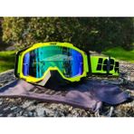 Xifu Shop C KIOQX21-02 Ioqx Motosiklet Koruyucu Ekipmanlar Esnek Çapraz Kask Yüz Maskesi Motokros Atv Kir Motosikleti Utv Ekipmanları Ler (Yurt Dışından) - Siyah