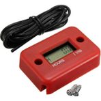 Xifu Shop C Kırmızı Stil Atv Motosiklet Kar Sled Yakıt Tekne Jeneratör Bisiklet LCD Su Geçirmez Sayısal Devir Saat Sayacı (Yurt Dışından) - Siyah