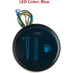 Xifu Shop C Mavi Stil 2021 Yeni Evrensel Araç Motosiklet Yakıt Seviye Ölçer Gösterge 8 LED Işık Ekranı 12V (Yurt Dışından) - Siyah