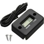 Xifu Shop C Siyah Stil Su Geçirmez Dijital LCD Sayacı Saat Metre Motosiklet Atv Kar Motoru Deniz Teknesi Yama Kayak Kir Quad Bisiklet Oh6 CSL2017 (Yurt Dışından)
