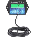 Xifu Shop C Siyah Stil Tekne Çim Biçme Makinesi Motosiklet Dıştan Takma Küçük Dijital Motor Tekerlek Sayacı KM011G Endüktif Saat Ölçer Gösterge Ölçümü (Yurt Dışından)